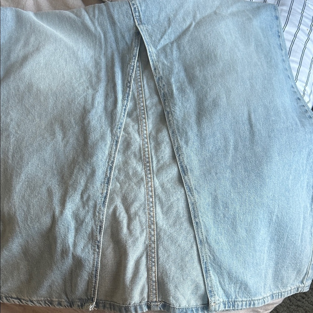 Lucky Brand Light Blue Denim Maxi Skirt NWT 100% cotton size 6/28 - Picture 6 of 7